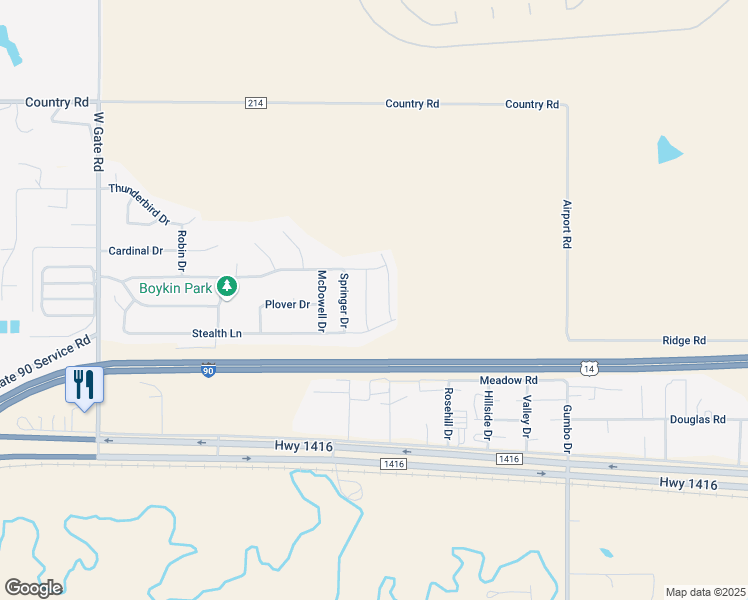 map of restaurants, bars, coffee shops, grocery stores, and more near 108 Maxwell Drive in Box Elder