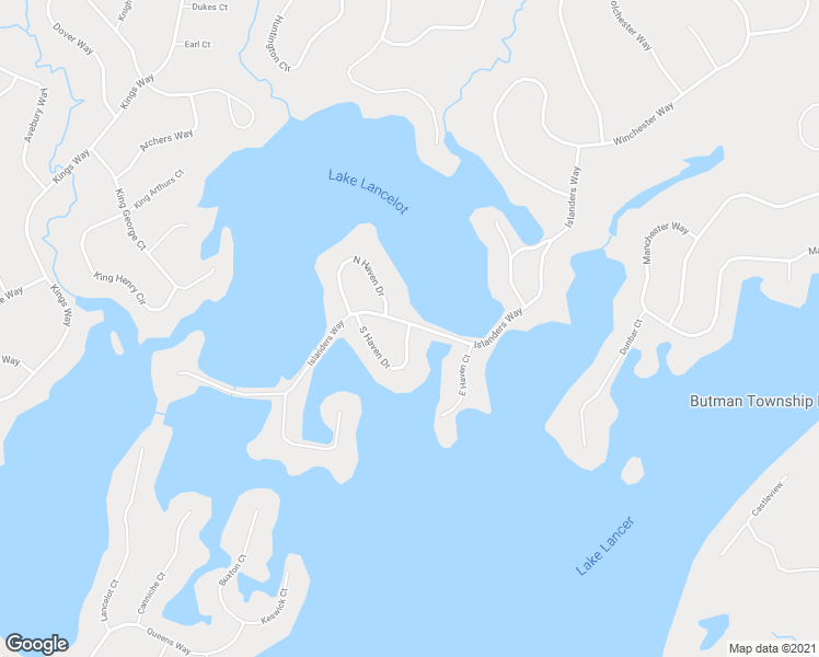 map of restaurants, bars, coffee shops, grocery stores, and more near 1985 South Haven Drive in Gladwin