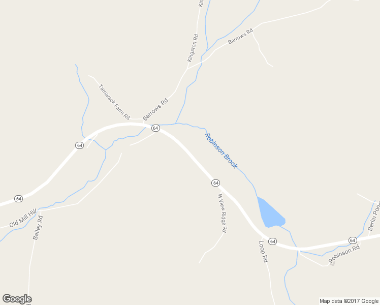 map of restaurants, bars, coffee shops, grocery stores, and more near 1565 Vermont 64 in Northfield