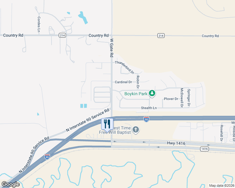 map of restaurants, bars, coffee shops, grocery stores, and more near 669-699 Tanglewood Ln in Box Elder