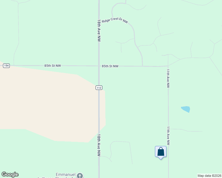 map of restaurants, bars, coffee shops, grocery stores, and more near 8118-8460 18th Avenue Northwest in Rochester