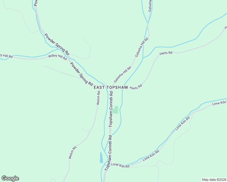 map of restaurants, bars, coffee shops, grocery stores, and more near 372 Topsham Corinth Road in Topsham