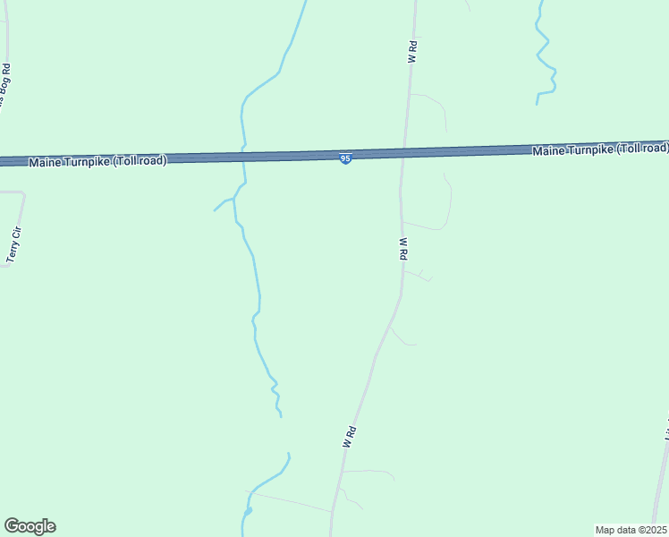 map of restaurants, bars, coffee shops, grocery stores, and more near 1158 West Road in Bowdoin