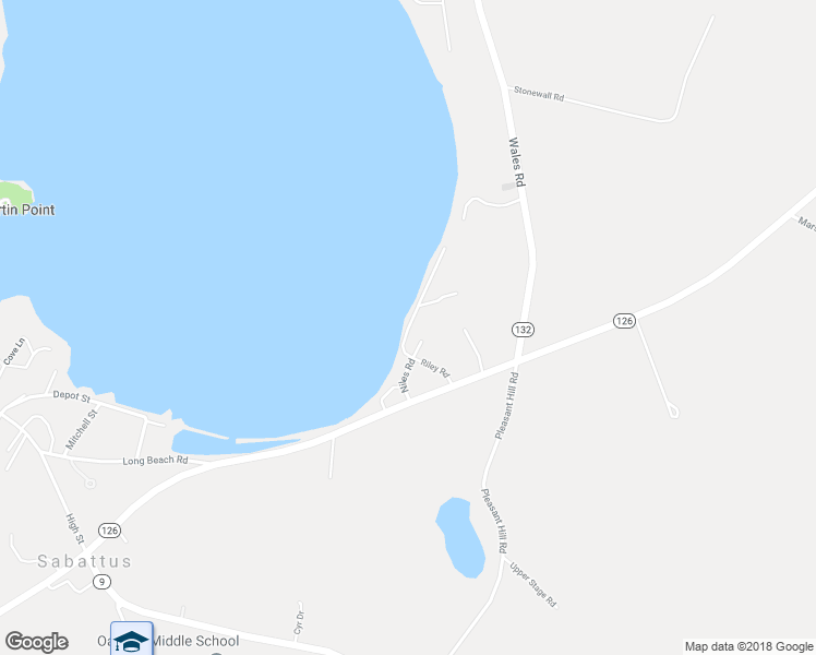 map of restaurants, bars, coffee shops, grocery stores, and more near 53 Riley Road in Sabattus