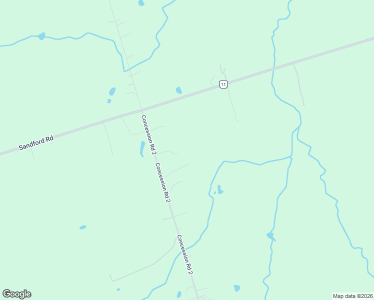 map of restaurants, bars, coffee shops, grocery stores, and more near 8800 Concession Road 2 in Uxbridge