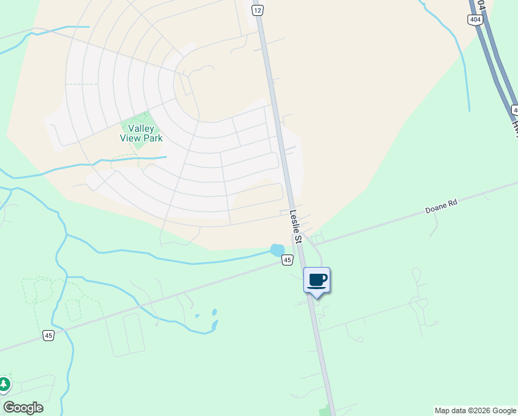 map of restaurants, bars, coffee shops, grocery stores, and more near 41 Kenneth Rogers Crescent in East Gwillimbury