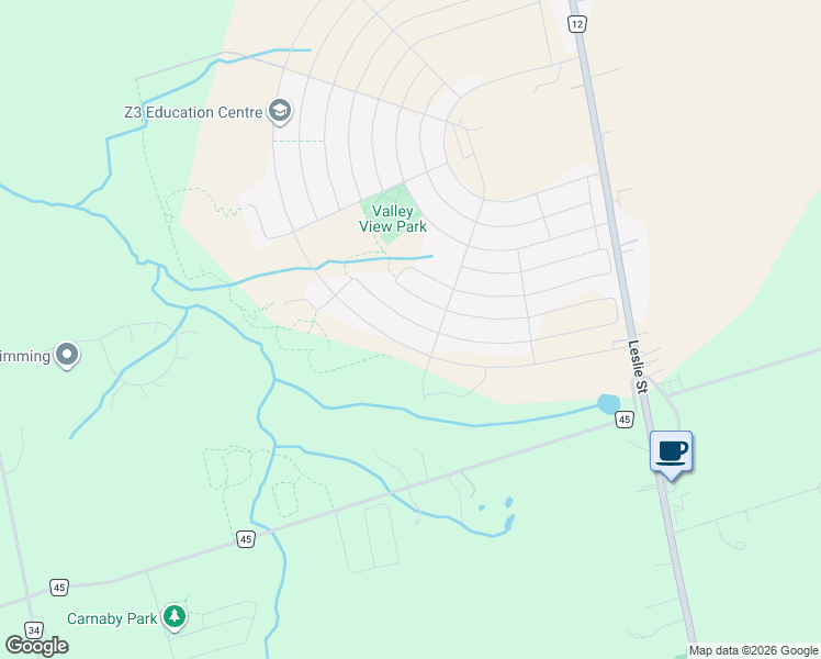 map of restaurants, bars, coffee shops, grocery stores, and more near 97 Ben Sinclair Avenue in East Gwillimbury