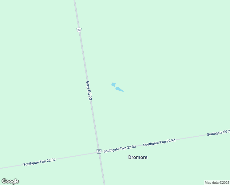 map of restaurants, bars, coffee shops, grocery stores, and more near 552691 Grey Road 23 in Southgate