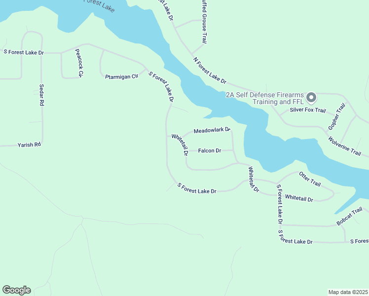 map of restaurants, bars, coffee shops, grocery stores, and more near 6600-6706 Whitetail Drive in Arenac