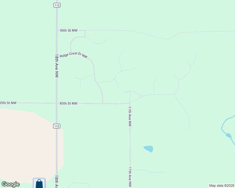 map of restaurants, bars, coffee shops, grocery stores, and more near 8661 Gossman Lane Northwest in Rochester