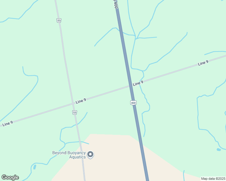 map of restaurants, bars, coffee shops, grocery stores, and more near 3630 9th Line in Bradford West Gwillimbury