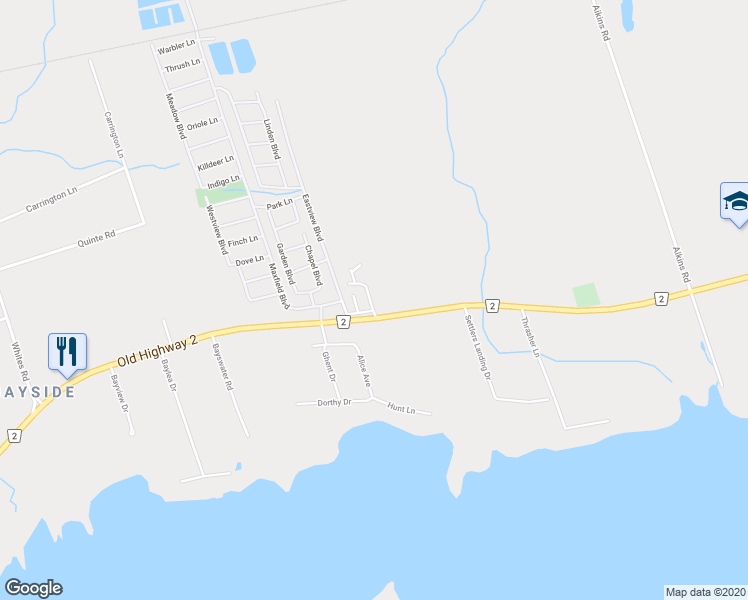 map of restaurants, bars, coffee shops, grocery stores, and more near 6 Kenneth Boulevard in Belleville