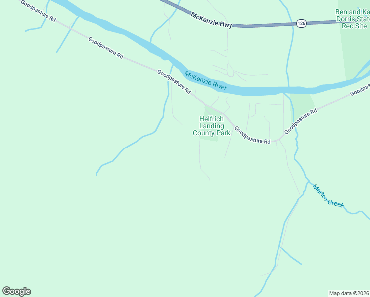 map of restaurants, bars, coffee shops, grocery stores, and more near 90198 Cascade View Drive in Vida