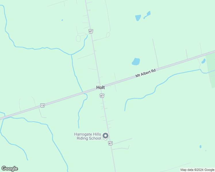 map of restaurants, bars, coffee shops, grocery stores, and more near 4533 York Regional Road 13 in Mount Albert