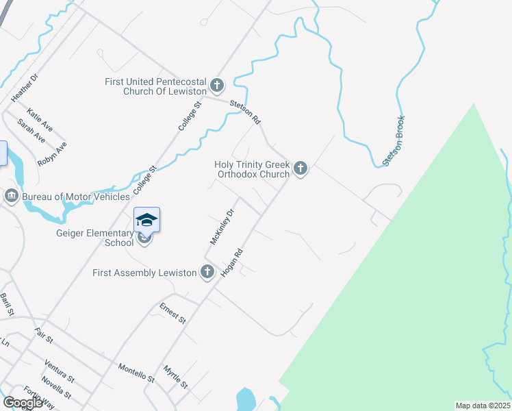 map of restaurants, bars, coffee shops, grocery stores, and more near 5 Lemay Avenue in Lewiston