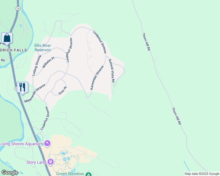 map of restaurants, bars, coffee shops, grocery stores, and more near 7A Summit Vista Road in Bartlett