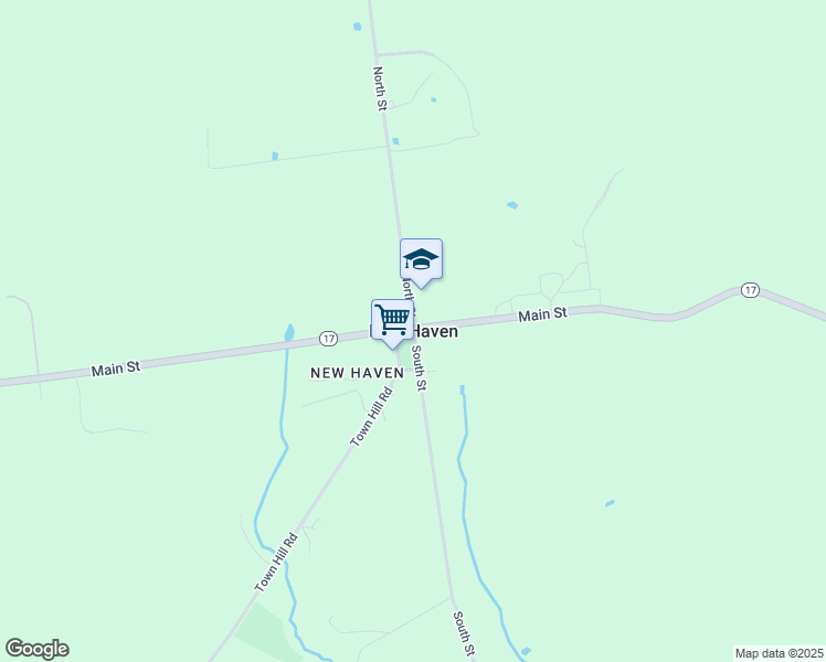 map of restaurants, bars, coffee shops, grocery stores, and more near in New Haven