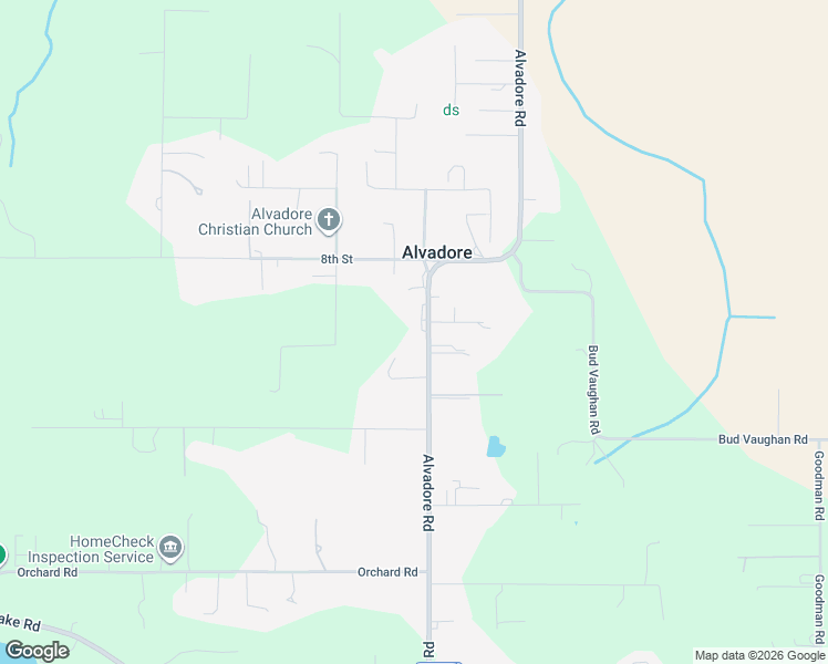 map of restaurants, bars, coffee shops, grocery stores, and more near 90756 Alvadore Road in Junction City