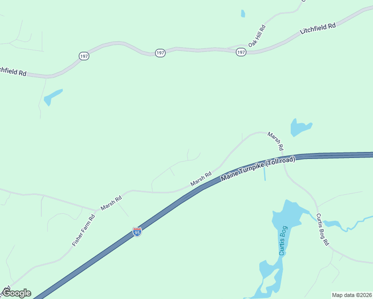 map of restaurants, bars, coffee shops, grocery stores, and more near 55 Aiden Drive in Sabattus