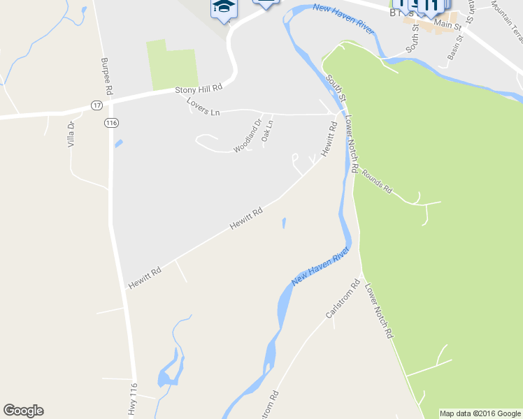 map of restaurants, bars, coffee shops, grocery stores, and more near 445 Hewitt Road in Bristol