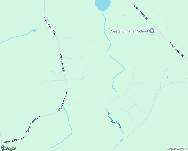 map of restaurants, bars, coffee shops, grocery stores, and more near 138 Jared Road in Waldoboro