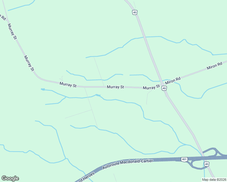 map of restaurants, bars, coffee shops, grocery stores, and more near 108 Murray Street in Quinte West