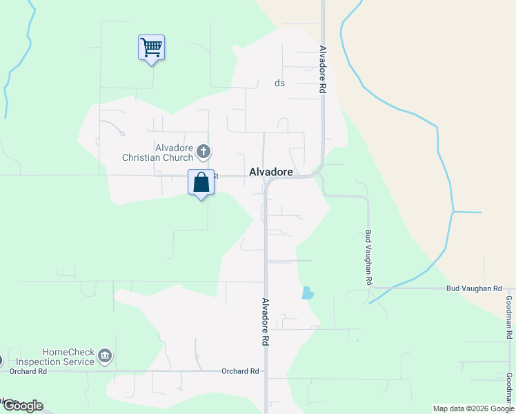 map of restaurants, bars, coffee shops, grocery stores, and more near 90804 Alvadore Road in Junction City