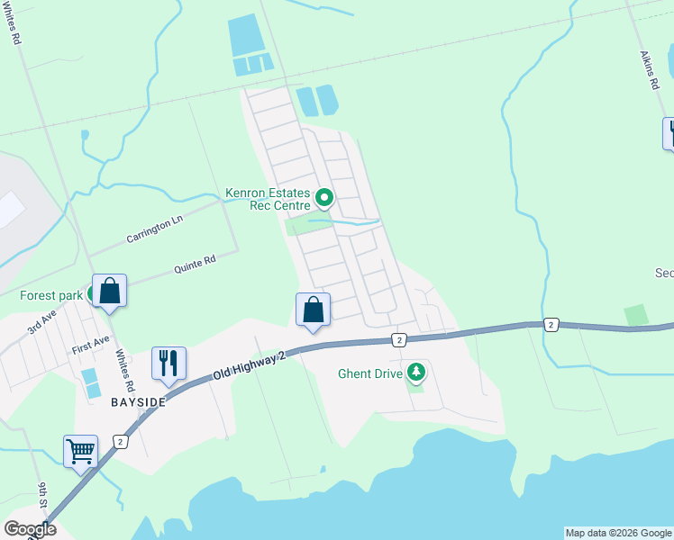 map of restaurants, bars, coffee shops, grocery stores, and more near 3 Dove Lane in Belleville