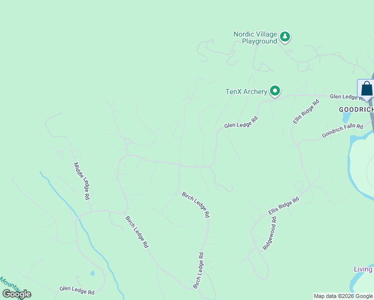 map of restaurants, bars, coffee shops, grocery stores, and more near 24 North Ledge Road in Bartlett