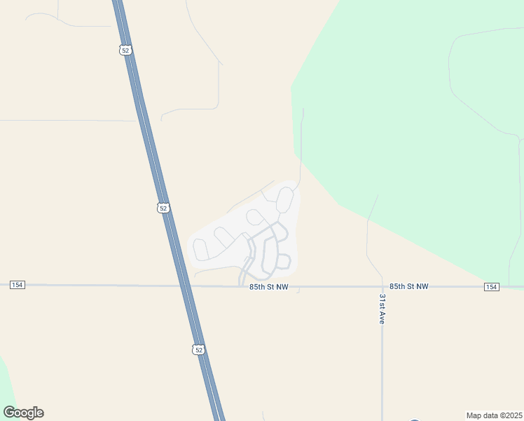 map of restaurants, bars, coffee shops, grocery stores, and more near 3611 85th Street Northwest in Oronoco