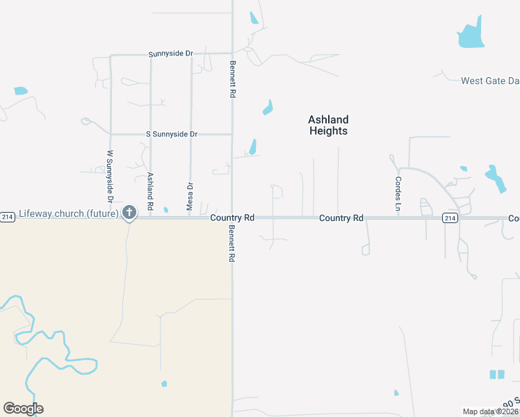 map of restaurants, bars, coffee shops, grocery stores, and more near 14611 Country Road in Rapid City