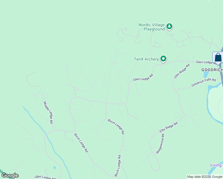 map of restaurants, bars, coffee shops, grocery stores, and more near 24 North Ledge Road in Bartlett