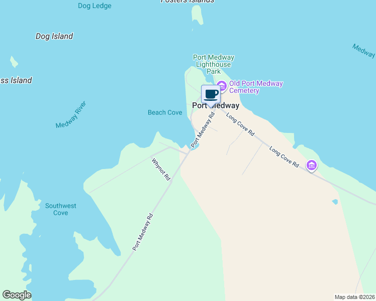 map of restaurants, bars, coffee shops, grocery stores, and more near 20 Roxbury Road in Port Medway