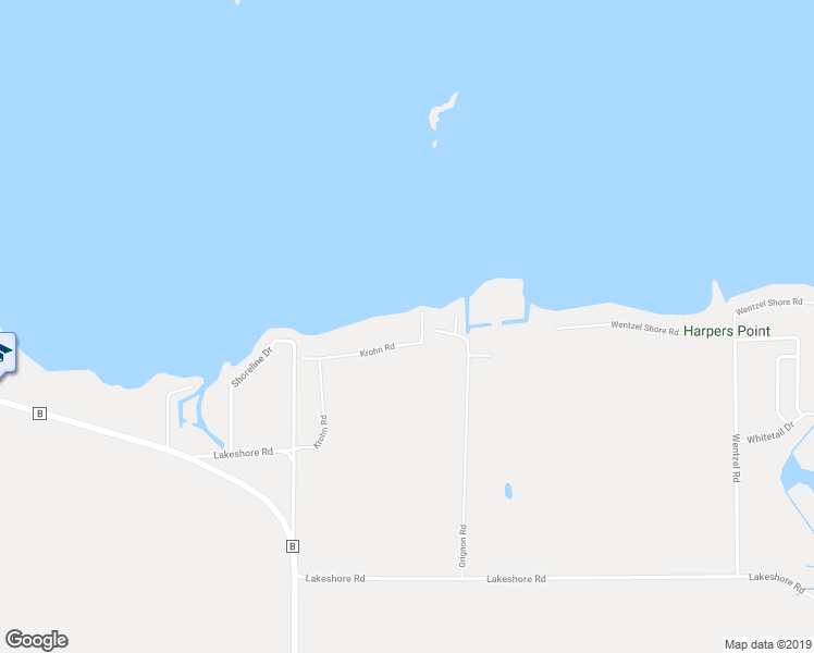 map of restaurants, bars, coffee shops, grocery stores, and more near 7024 Krohn Road in Winneconne