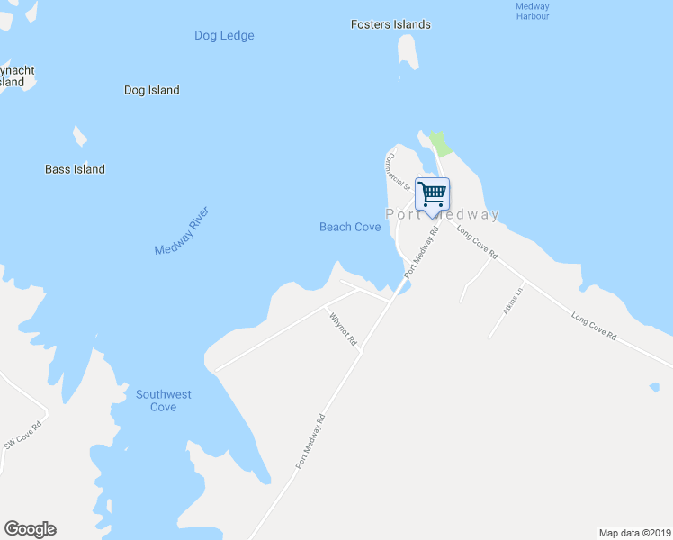map of restaurants, bars, coffee shops, grocery stores, and more near 46 Roxbury Road in Port Medway