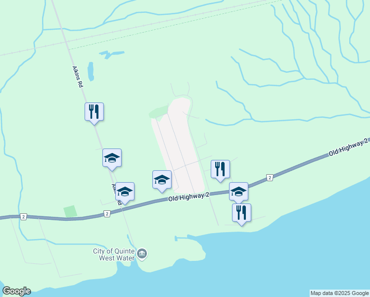 map of restaurants, bars, coffee shops, grocery stores, and more near 82 Burns Avenue in Belleville