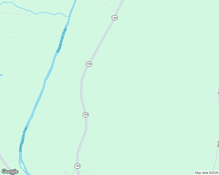 map of restaurants, bars, coffee shops, grocery stores, and more near Maine 194 in Alna