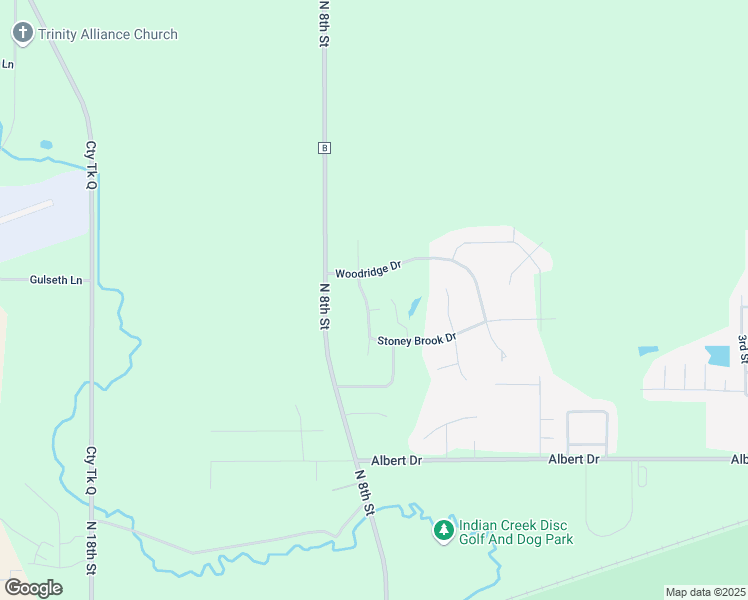 map of restaurants, bars, coffee shops, grocery stores, and more near 2501 Stoney Brook Court in Manitowoc
