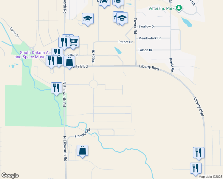 map of restaurants, bars, coffee shops, grocery stores, and more near 396 Berky Drive in Box Elder