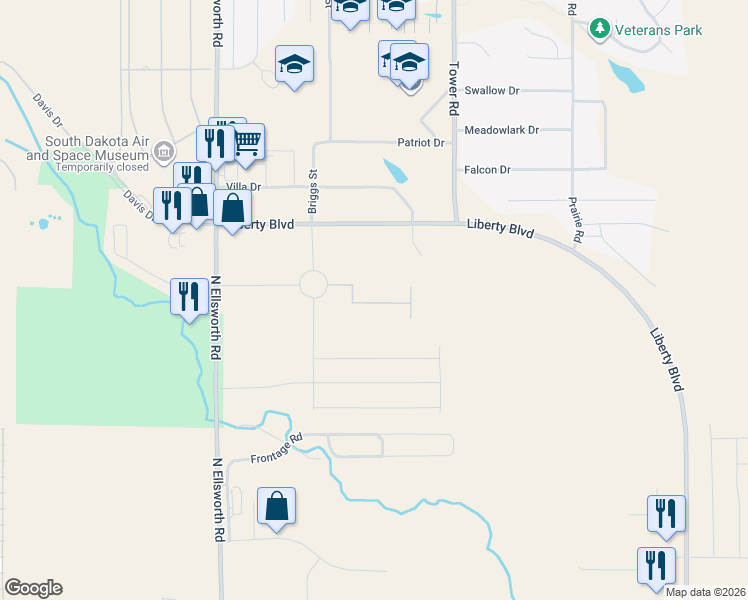 map of restaurants, bars, coffee shops, grocery stores, and more near 475 Villa Drive in Box Elder