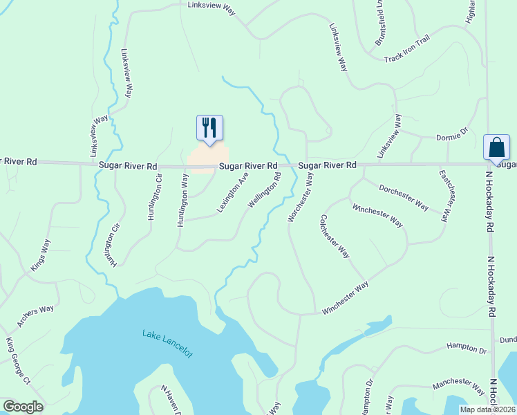 map of restaurants, bars, coffee shops, grocery stores, and more near 5300-5496 Wellington Road in Gladwin