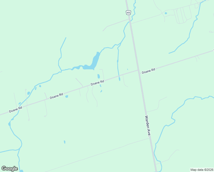 map of restaurants, bars, coffee shops, grocery stores, and more near 2895 Doane Road in East Gwillimbury