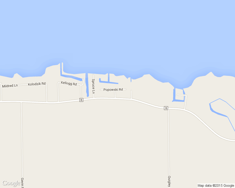 map of restaurants, bars, coffee shops, grocery stores, and more near 7825 Popowski Road in Winneconne