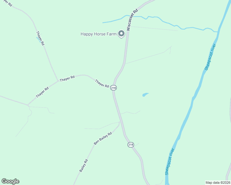 map of restaurants, bars, coffee shops, grocery stores, and more near 35 Thayer Road in Whitefield