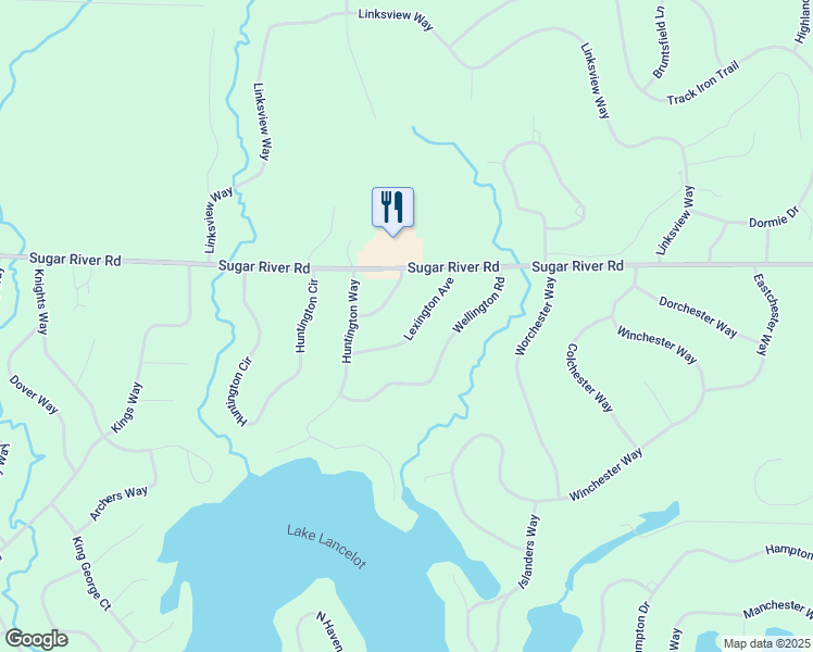 map of restaurants, bars, coffee shops, grocery stores, and more near 5457 Lexington Avenue in Gladwin
