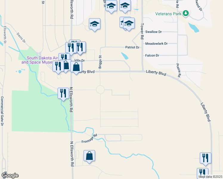 map of restaurants, bars, coffee shops, grocery stores, and more near 396 Berky Drive in Box Elder