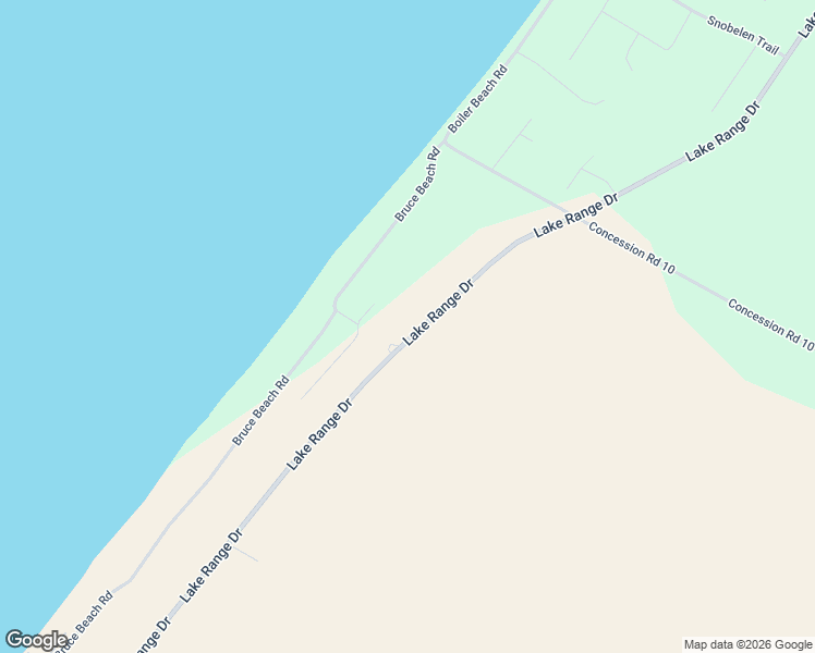 map of restaurants, bars, coffee shops, grocery stores, and more near 794 Lake Range Drive in Kincardine