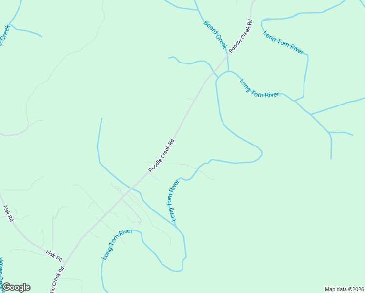 map of restaurants, bars, coffee shops, grocery stores, and more near 91183 Poodle Creek Road in Noti