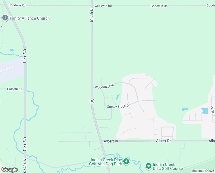 map of restaurants, bars, coffee shops, grocery stores, and more near 2501 Stoney Brook Court in Manitowoc