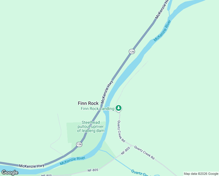 map of restaurants, bars, coffee shops, grocery stores, and more near 50660 McKenzie Highway in Vida